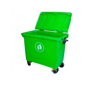 Basurero 1100 litros verde