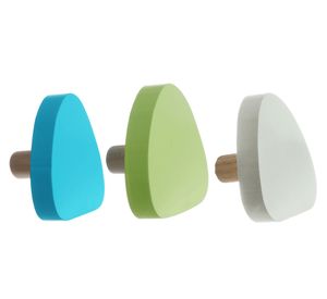 Perchero Triángulos azul/verde/gris