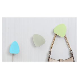 Perchero Triángulos azul/verde/gris