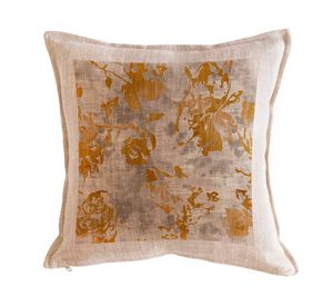 Cojín 45x45 cm Tapiz mostaza 1 arena