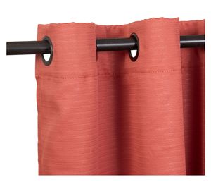 Set cortina 140x220 cm Frutillar terracota 8 piezas