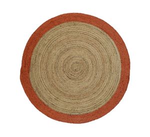 Alfombra redonda 150 cm Cancun naranjo