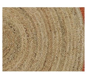 Alfombra redonda 150 cm Cancun naranjo