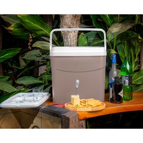 Cooler Alaska taupe 35 litros