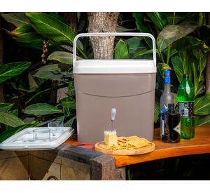 Cooler Alaska taupe 35 litros