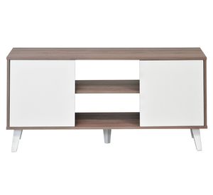 Rack TV 50" Atlanta Blanco roble santana con blanco