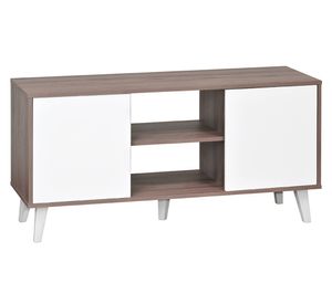 Rack TV 50" Atlanta Blanco roble santana con blanco