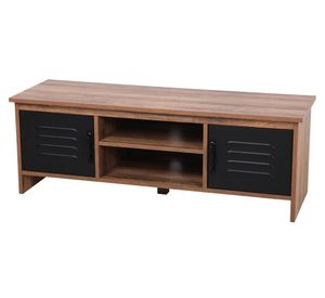 Rack TV Lucca natural/negro