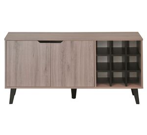 Rack TV 50" Kazan Cp roble santana con negro