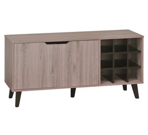 Rack TV 50" Kazan Cp roble santana con negro