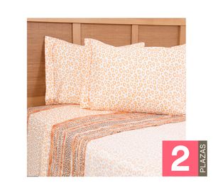 Juego sábanas 2 plazas microfibra Tamarindo