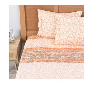 Juego sábanas 2 plazas microfibra Tamarindo