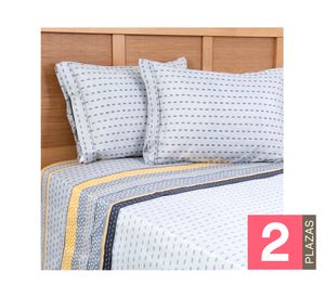 Juego sábanas 2 plazas microfibra Birch