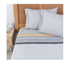 Juego sábanas 2 plazas microfibra Birch