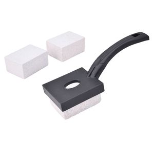 Piedra limpia parrilla con soporte