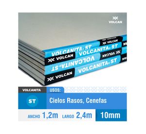 Plancha Volcanita 10 mm 120x240 cm