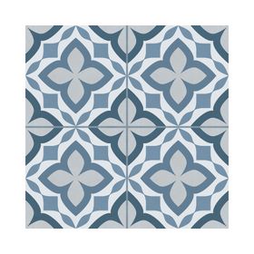 Cerámica para piso/muro Biscotto azul mate 45x45 cm 2.29 m2