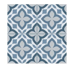 Cerámica para piso/muro Biscotto azul mate 45x45 cm 2.29 m2