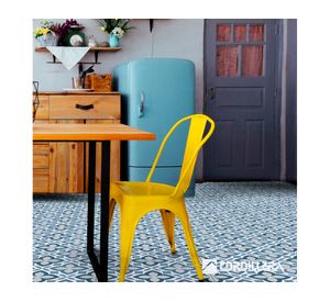 Cerámica para piso/muro Biscotto azul mate 45x45 cm 2.29 m2