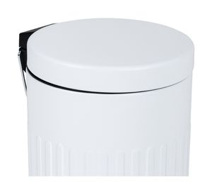 Papelero pedal Decoline blanco 3 lt