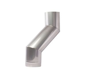 Accesorios codo 6'' 135° acero inoxidable Bosca