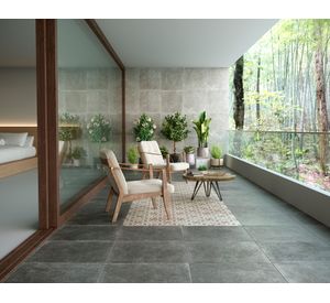 Porcelanato Urban Concrete antracita 58x58 cm 1.68 mt2