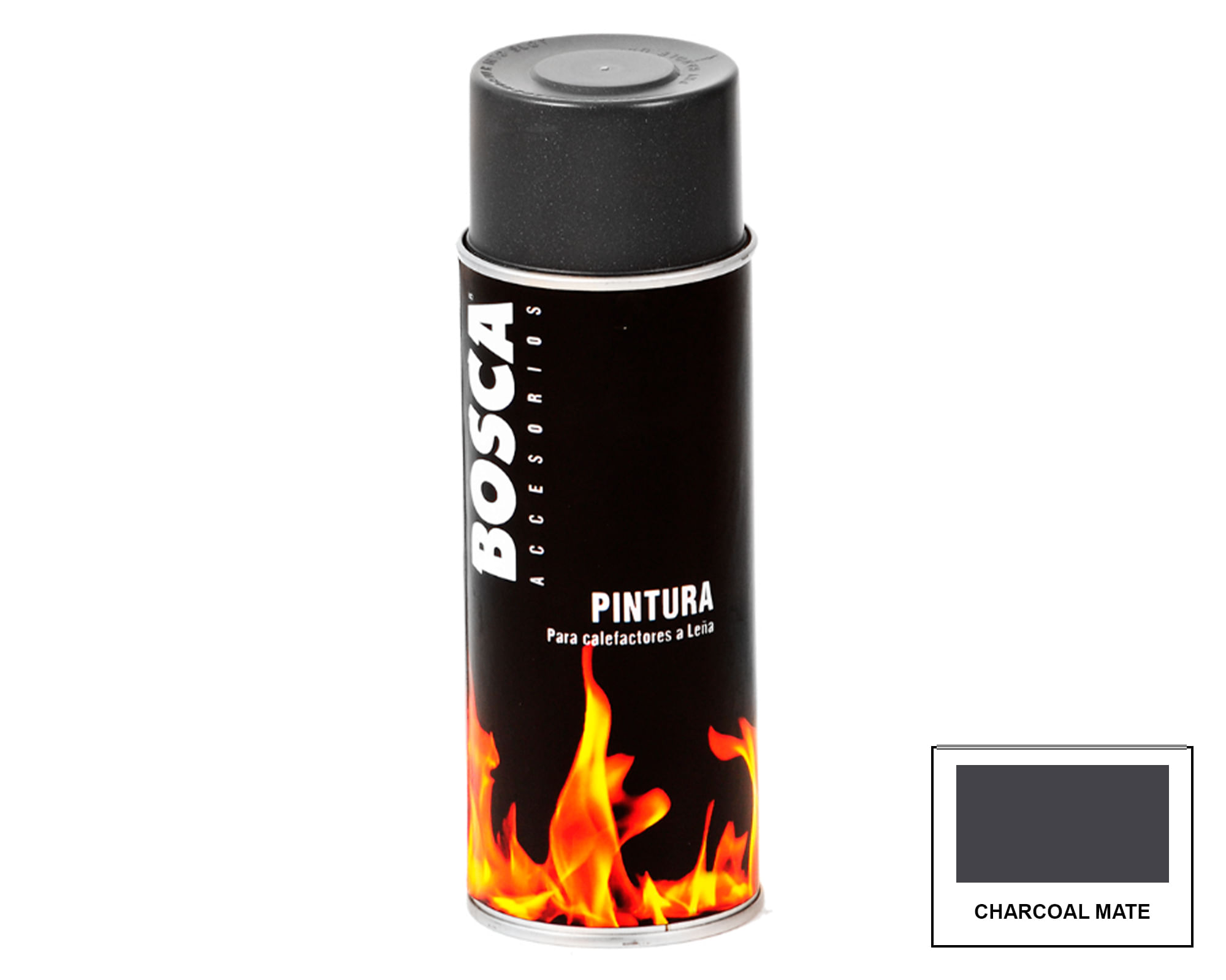 Bosca Pintura en spray Estufas charcoal 485 ml