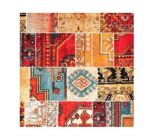 Alfombra 160x230 cm kelim patch Dib