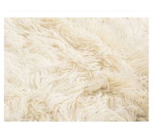 Alfombra 140x200 cm Flokati beige Dib