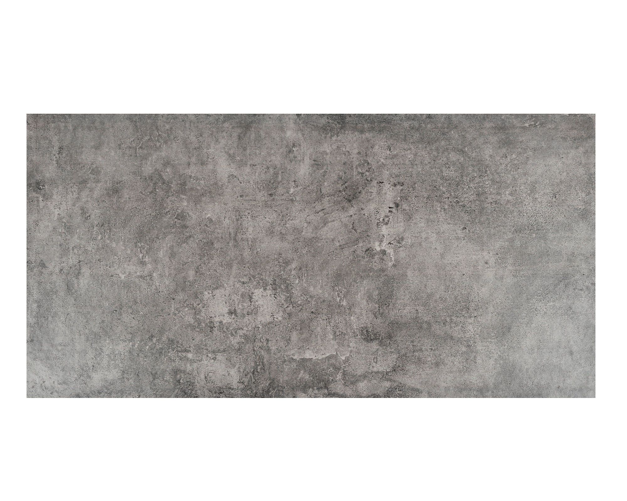 Porcelanato 45x90 cm 1.215 m2 Concreto cemento gris oscuro Baldara