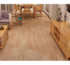 Piso vinílico SPC Mándala latte 5.2 mm 2.196 m2