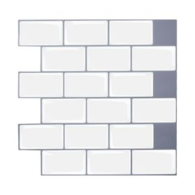 Mosaico autoadhesivo 3D brick New York 30x30 cm 0.09 m2