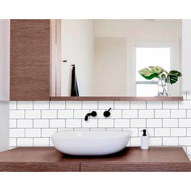 Mosaico autoadhesivo 3D brick New York 30x30 cm 0.09 m2