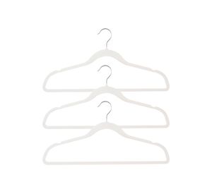 Colgador engomado blanco 3 unidades