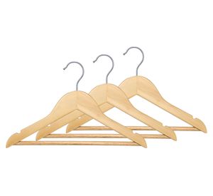 Pack colgador madera infantil 3 unidades