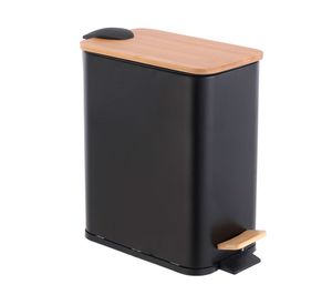 Cesto basura Bamboo negro 4.4 litros