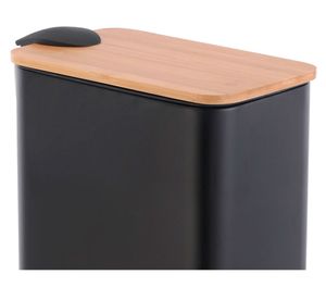 Cesto basura Bamboo negro 4.4 litros