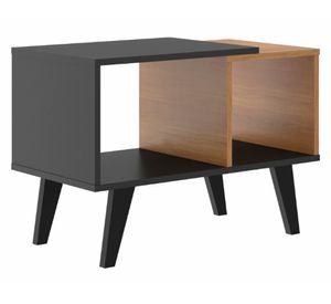 Mesa de centro rectangular Sara gris