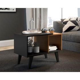 Mesa de centro rectangular Sara gris