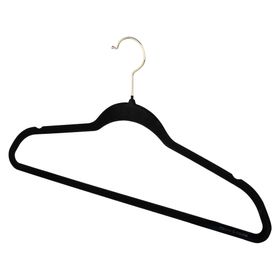 Colgador negro/dorado 20 piezas