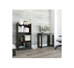 Set escritorio + biblioteca Office 4 wengue TuHome