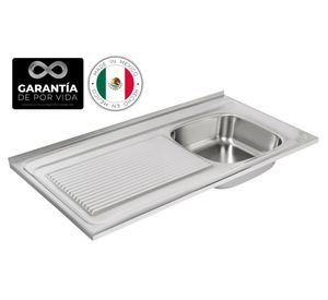 Lavaplatos 100.50 1C 1E I inox 14x100x50 cm