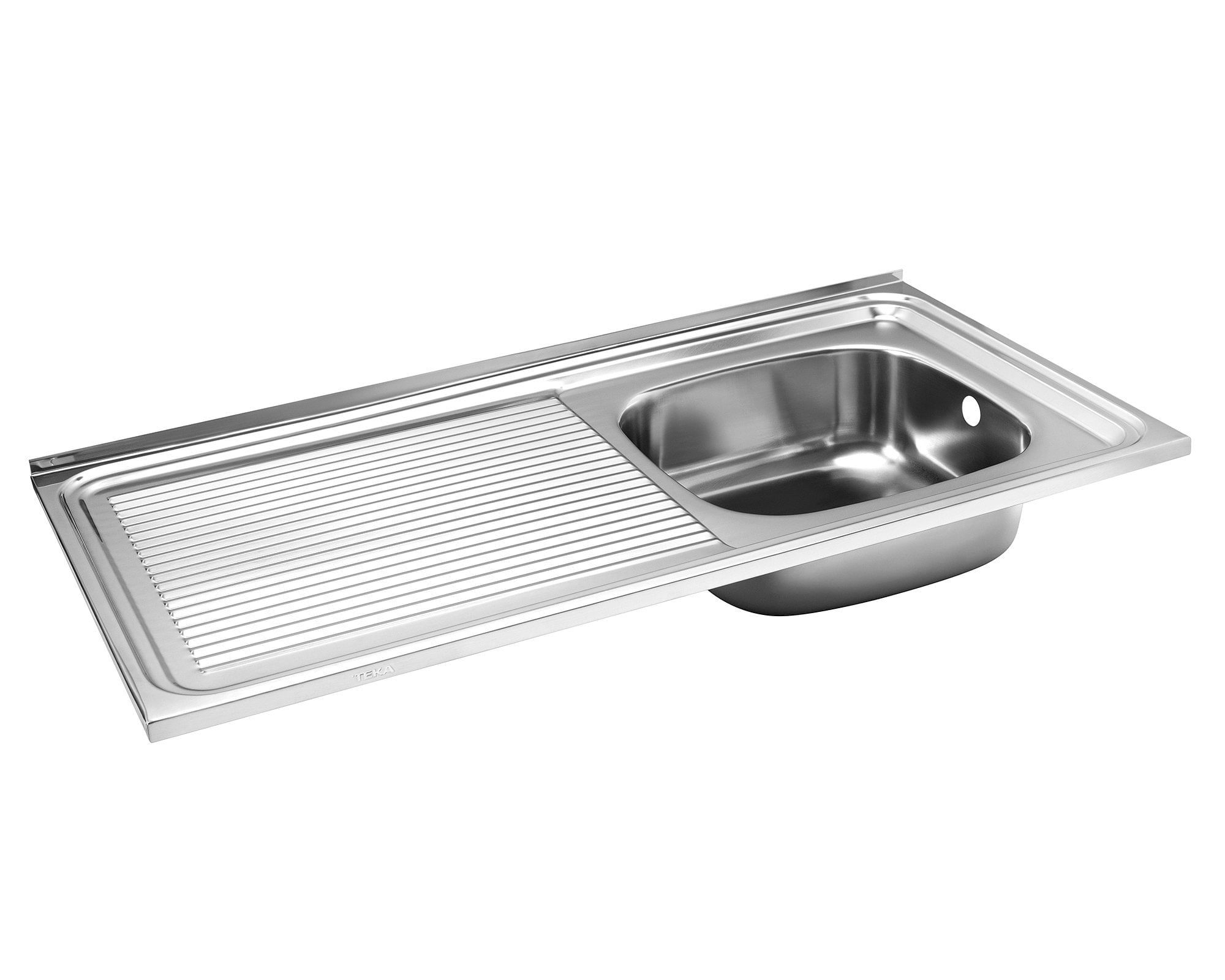 Lavaplatos sobreponer izquierdo inox Teka
