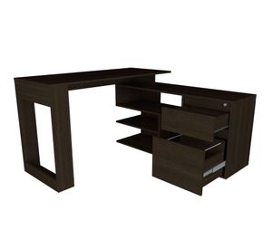 Escritorio 2 cajones Alteza wengue TuHome