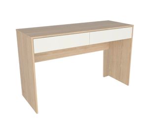 Escritorio 2 cajones Acre rovere blanco TuHome