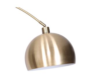 Lámpara pie 1L E27 Gold arco mármol Abitare