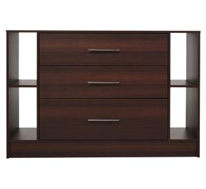 Cómoda 3 cajones Rigel chocolate Cic