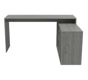 Escritorio 1 puerta Office 8 ceniza TuHome