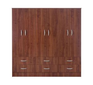 Clóset 6 puertas 6 cajones Maipo cerezo Cic