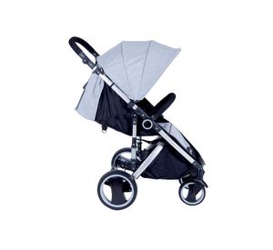 Coche jogger 3 posiciones gris Kidscool